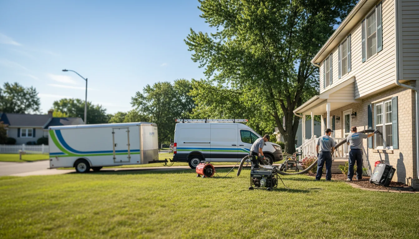 Flooded Basement Restoration And Cleanup With Repair in Beebe, AR near me